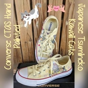 Converse CTAS Custom Hand Painted OX, Sz 5.5